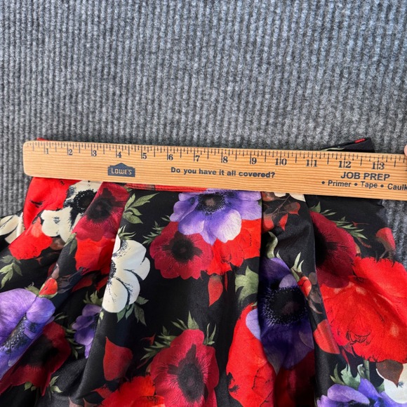 B Darlin Floral Mini Skirt 1/2 Romantic Whimsigoth Coquette Lined Y2K Glam Party - Picture 5 of 8